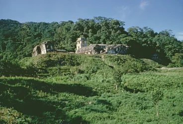 Palace and Observatory on Mound, Maya, Late Classic Period